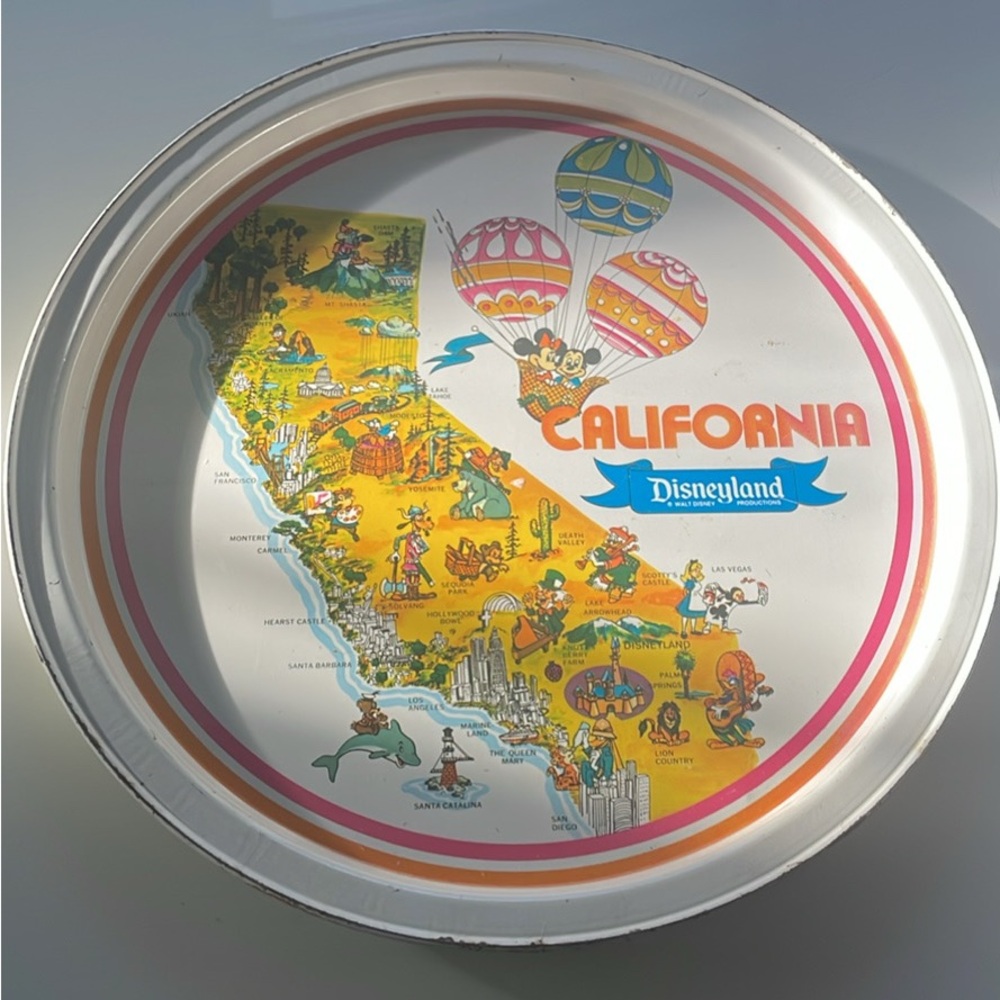 Disneyland California Souvenir Tray